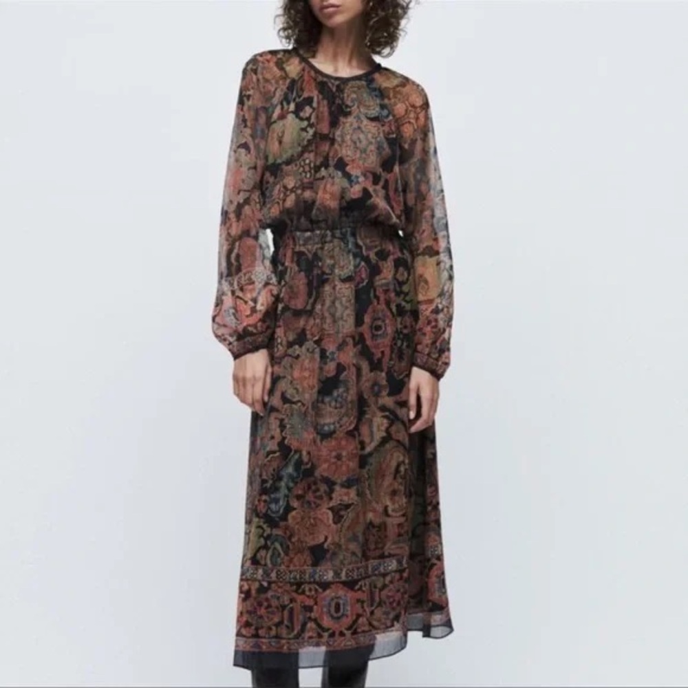 Zara bohemian dress XS